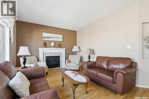 1655 Wingert Drive, Regina, SK - Indoor Photo Showing Living Room With Fireplace