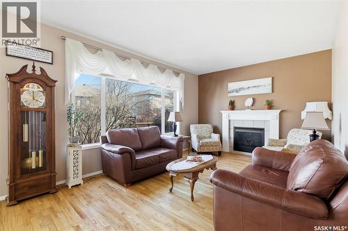 1655 Wingert Drive, Regina, SK - Indoor Photo Showing Living Room With Fireplace