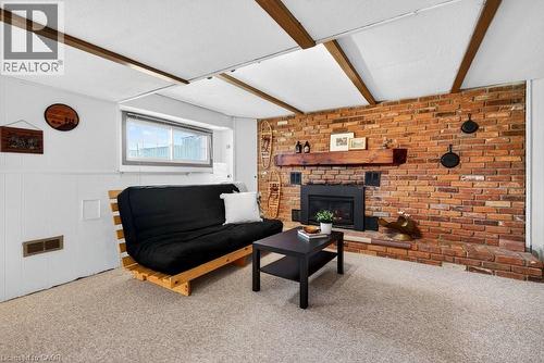 368 Carson Drive, Hamilton, ON - Indoor With Fireplace