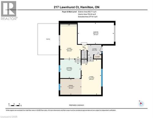 Floor plan - 217 Lawnhurst Court, Hamilton, ON - Other