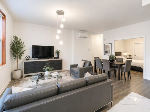 Salon - 301-1672 Rue St-Denis, Montréal (Ville-Marie), QC - Indoor Photo Showing Living Room