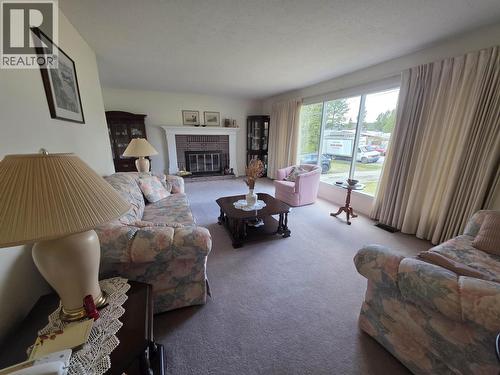 4815 Davis Avenue, Terrace, BC - Indoor Photo Showing Living Room With Fireplace