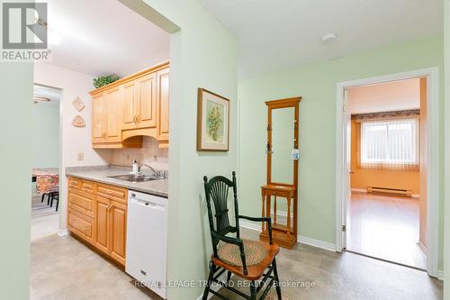 123 - 440 Wellington Street, St. Thomas, ON - Indoor Photo Showing Kitchen With Double Sink