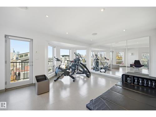 10065 90 Av Nw, Edmonton, AB - Indoor Photo Showing Gym Room