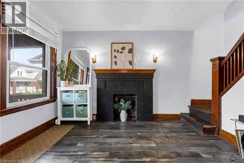 22 Cope Street, Hamilton, ON - Indoor With Fireplace