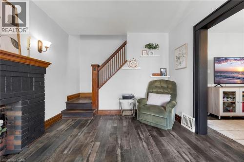 22 Cope Street, Hamilton, ON - Indoor With Fireplace