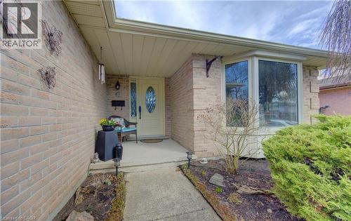 Covered entrance. - 7 Kilkerran Crescent, Kitchener, ON - Outdoor With Exterior
