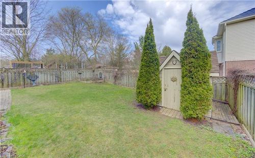 Large yard with shed - 7 Kilkerran Crescent, Kitchener, ON - Outdoor