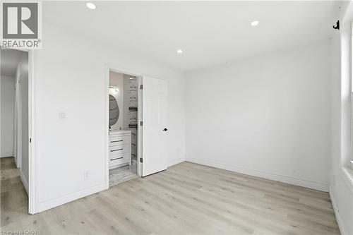 Master bedroom with ensuite - 73 Gertrude Street, Hamilton, ON - Indoor Photo Showing Other Room