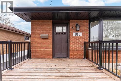 185 Deschene Avenue, Hamilton, ON - Outdoor With Deck Patio Veranda With Exterior