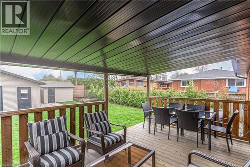 185 Deschene Avenue, Hamilton, ON - Outdoor With Deck Patio Veranda With Exterior