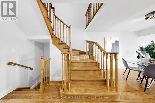 Hardwood Staircase - 3470 Angel Pass Drive, Mississauga, ON - Indoor Photo Showing Other Room