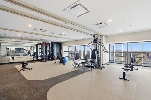 Exercise Room - 105-5606 Av. Pierre-De Coubertin, Montréal-Est, QC - Indoor Photo Showing Gym Room