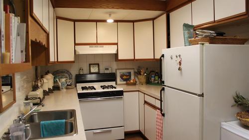 119 2Nd Avenue, Nakusp, BC - Indoor Photo Showing Kitchen With Double Sink
