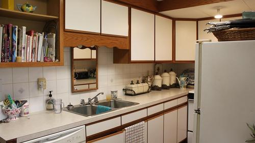 119 2Nd Avenue, Nakusp, BC - Indoor Photo Showing Kitchen With Double Sink