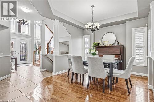 419 Dicenzo Drive, Hamilton, ON - Indoor Photo Showing Dining Room