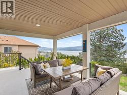 Covered Patio with views of the lake - 