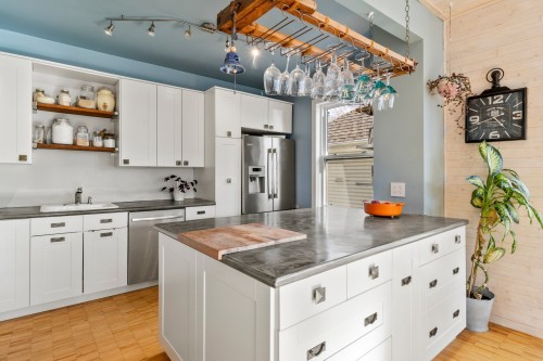 Kitchen - 55 13E Avenue, Deux-Montagnes, QC - Indoor Photo Showing Kitchen With Upgraded Kitchen