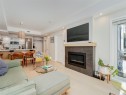206-9861 Third St, Sidney, BC  - Indoor Photo Showing Living Room With Fireplace 