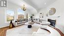 23 Brookeview Drive, Aurora, ON  - Indoor Photo Showing Living Room With Fireplace 