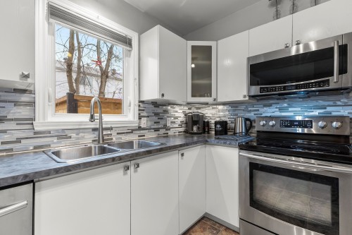 Cuisine - 458 Boul. Perrot, L'Île-Perrot, QC - Indoor Photo Showing Kitchen With Double Sink