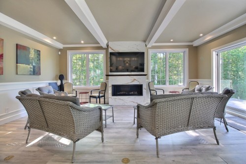 Living Room - 1040 Av. Du Parc, Sherbrooke (Brompton/Rock Forest/Saint-Élie/Deauville), QC - Indoor With Fireplace