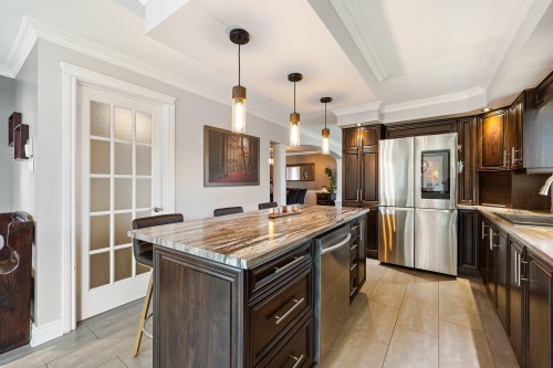 Cuisine - 2951Z Rue Principale, Dunham, QC - Indoor Photo Showing Kitchen With Double Sink With Upgraded Kitchen