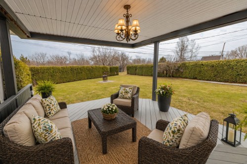 Terrasse - 304 Rue Hardy, Saint-Basile, QC - Outdoor With Deck Patio Veranda With Exterior