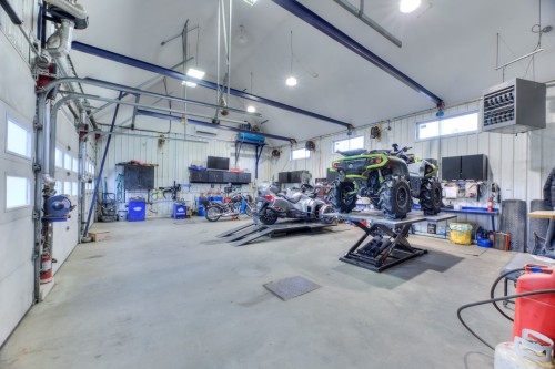 Garage - 59 Route 125, Saint-Esprit, QC - Indoor Photo Showing Garage