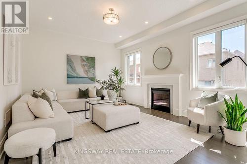 3226 William Rose Way, Oakville, ON - Indoor Photo Showing Living Room With Fireplace
