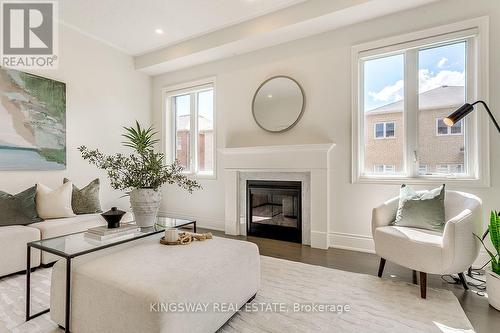3226 William Rose Way, Oakville, ON - Indoor Photo Showing Living Room With Fireplace