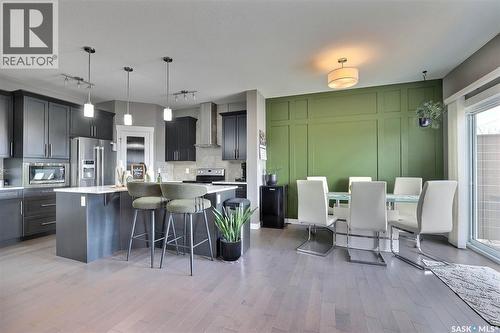 2621 Makowsky Crescent, Regina, SK - Indoor Photo Showing Kitchen With Stainless Steel Kitchen With Upgraded Kitchen