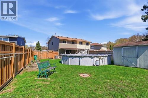 111 Selkirk Drive, Kitchener, ON - Outdoor With Backyard