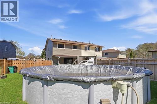 111 Selkirk Drive, Kitchener, ON - Outdoor With Above Ground Pool