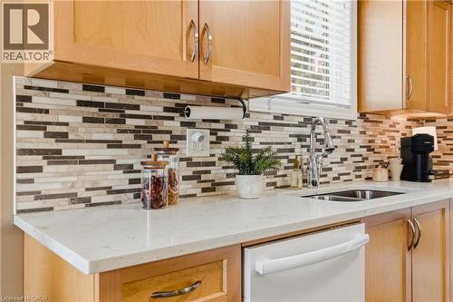 143 St Jerome Crescent, Kitchener, ON - Indoor Photo Showing Kitchen With Double Sink