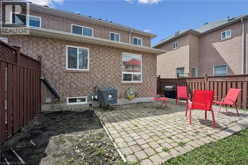 Private outdoor patio space featuring paver stones and partial fencing - 5449 Rochelle Way, Mississauga, ON - Outdoor With Exterior