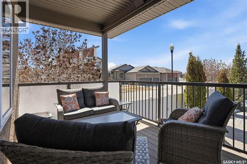 4150 Goldfinch Way, Regina, SK - Outdoor With Deck Patio Veranda With Exterior