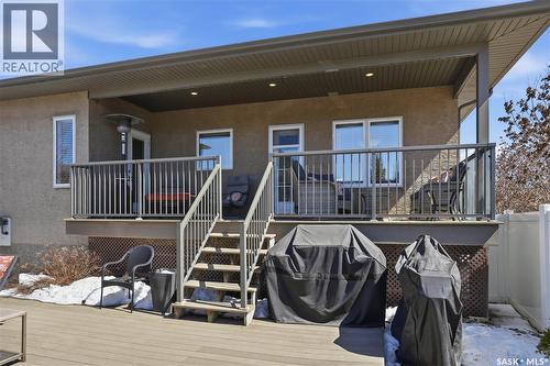 4150 Goldfinch Way, Regina, SK - Outdoor With Deck Patio Veranda With Exterior