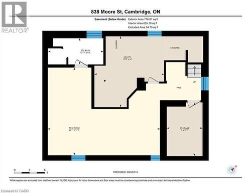 Floor plan - 838 Moore Street, Cambridge, ON - Other