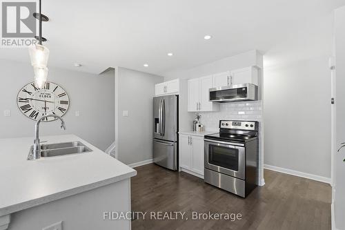 807 Element Private, Ottawa, ON - Indoor Photo Showing Kitchen With Double Sink