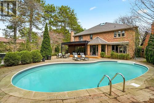 356 Shoreacres Road, Burlington, ON - Outdoor With In Ground Pool With Backyard
