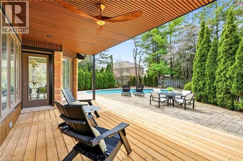 356 Shoreacres Road, Burlington, ON - Outdoor With In Ground Pool With Deck Patio Veranda With Exterior