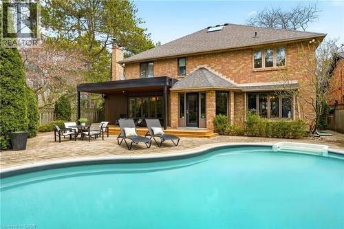 356 Shoreacres Road, Burlington, ON - Outdoor With In Ground Pool With Deck Patio Veranda