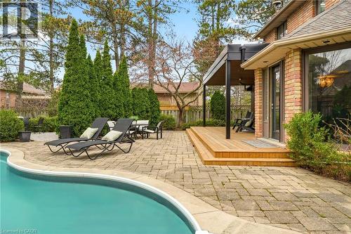356 Shoreacres Road, Burlington, ON - Outdoor With In Ground Pool