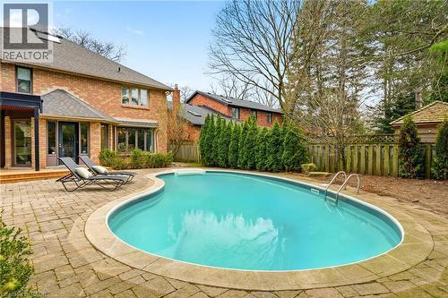 356 Shoreacres Road, Burlington, ON - Outdoor With In Ground Pool With Backyard
