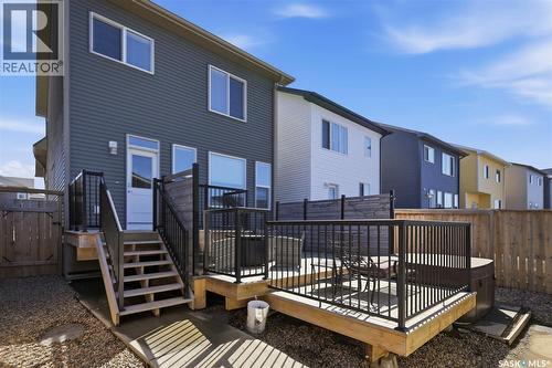 243 Newton Link, Saskatoon, SK - Outdoor With Deck Patio Veranda With Exterior