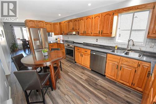 215 Orell St, Garson, ON - Indoor Photo Showing Kitchen With Double Sink