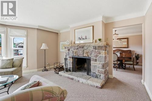880 Melwood Avenue, Ottawa, ON - Indoor Photo Showing Living Room With Fireplace