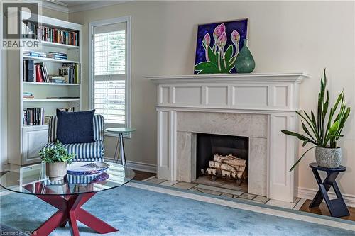 134 Broad Leaf Crescent, Ancaster, ON - Indoor With Fireplace