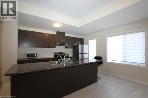 677 Park Street N Unit# 13, Brantford, ON - Indoor Photo Showing Kitchen With Double Sink